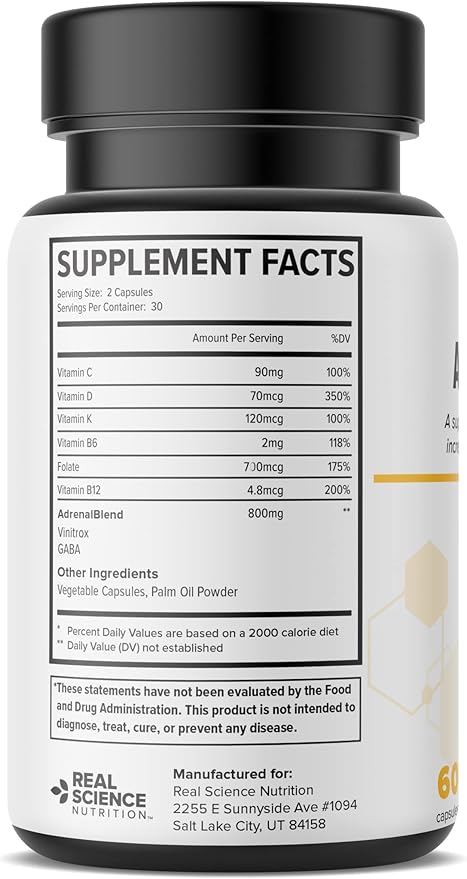 Offers Adrenal Fatigue Miracle - A Nutritional Supplement Formulated to Support Healthy Adrenal Gland Function May Help to Relieve Fatigue Stress and Improve Energy Levels