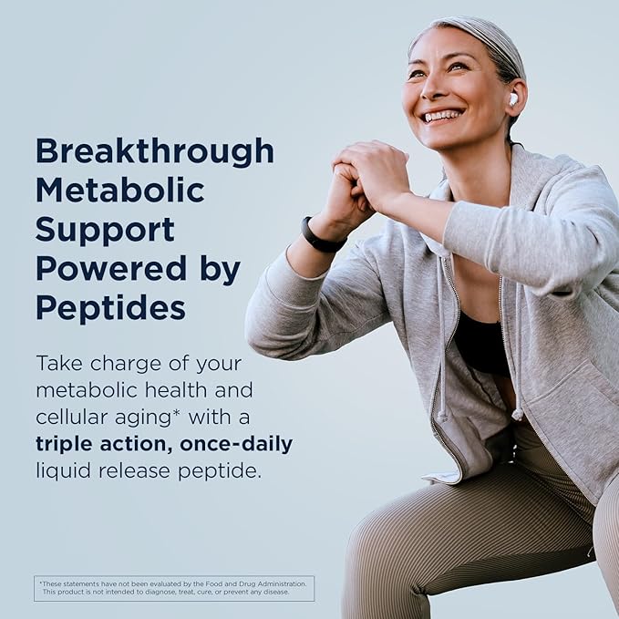 Designs for Health Progenalen Pro Peptide Supplement- Triple-Action Formula Supporting Cellular Aging and Metabolism - Gluten Free (30 Capsules)