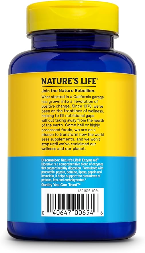 Nature's Life Enzyme Aid Digest Cap | 100 ct