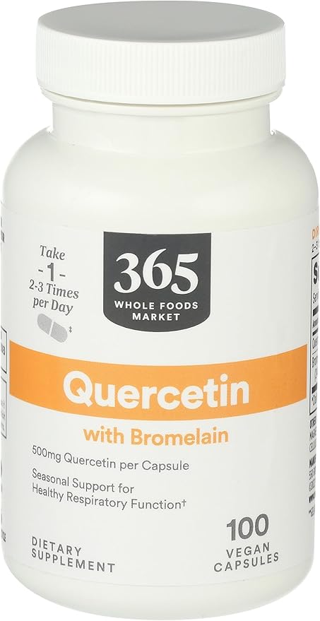 Whole Foods Market Quercetin with Bromelain 100 Count