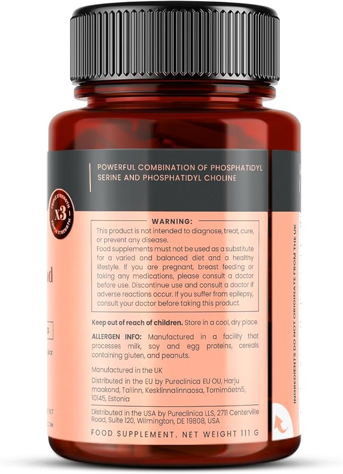 Triple Strength Phosphatydyl Serine and Phosphatidyl Choline x 60 Tablets