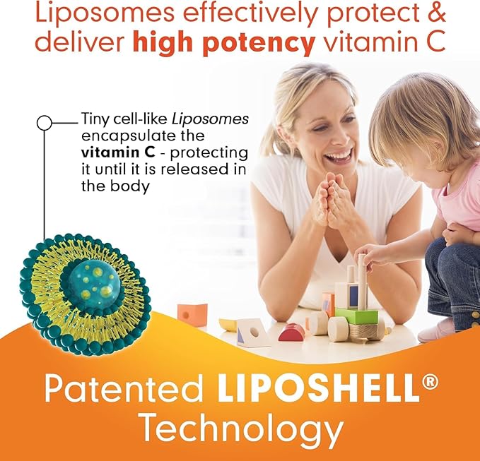Lipo-Sachets Liposomal Vitamin C 1000mg Per Serving for Immune and Collagen Support - High Absorption - GMO Free No Added Sugar Vegan - 30 Liposomal Liquid Vitamin C Packets