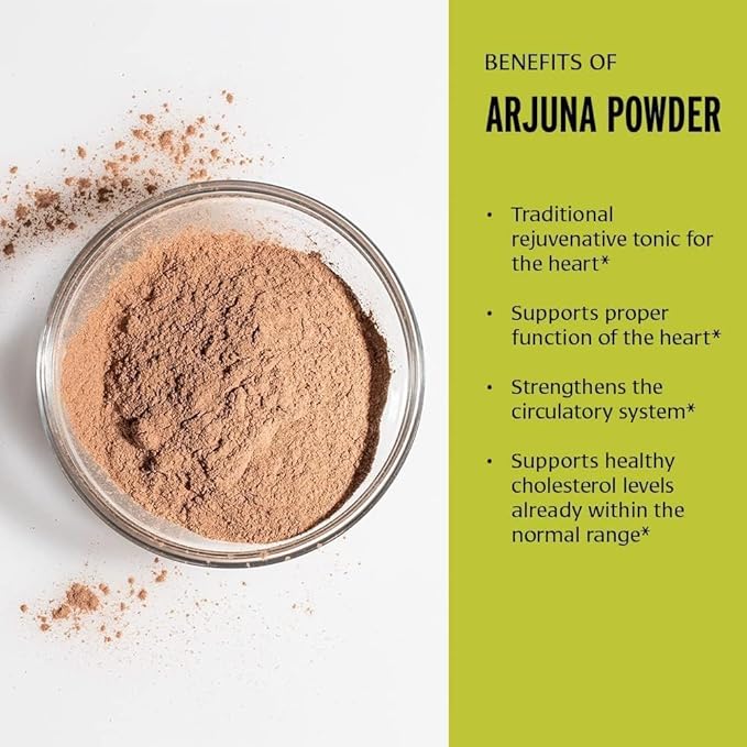 ATS Organic Arjun ki Chaal Powder - 500 Gm - Terminalia Arjuna - Double Filtered 100% Arjun Bark Fine Powder (500 g)
