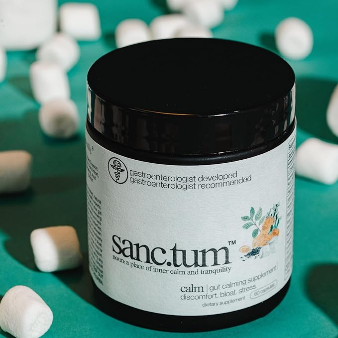 Sanctum™ Physician Formulated &amp Physician Recommended Gut Calming Supplement for Discomfort Bloating and Stress