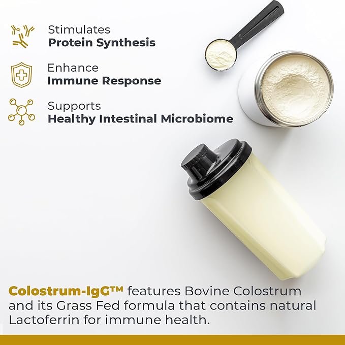 Premier Research Labs Colostrum-IgG Powder - Colostrum Supplement Bovine Colostrum for Humans Cow Colostrum for Immune Health Superfood with Lactoferrin Amino Acids Nucleotides - 5 oz (150 g)