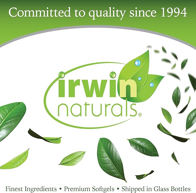 Irwin Naturals Bloat-Away - Water Balance Support - Replenish Electrolytes &amp Essential Minerals - 60 Liquid Soft-Gels - 2 Pack