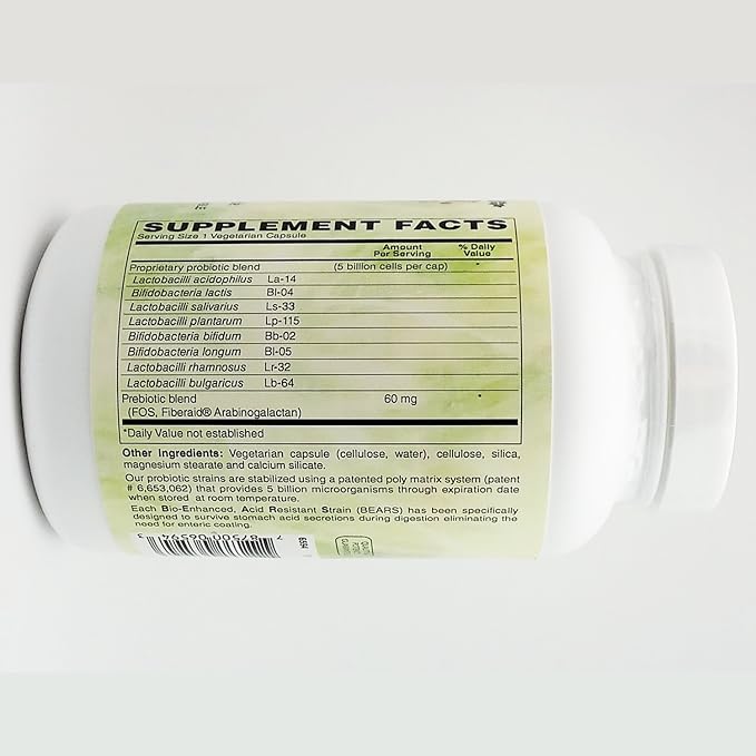 Holly Hill Health Foods Suprema Dophilus 240 Vegetarian Capsules