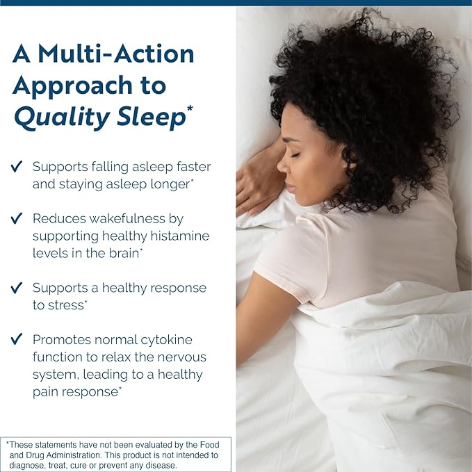 Researched Nutritionals Circadian PM - Promotes a Healthy Nervous System Histamine Response &amp Peaceful Nights with L Theanine 5 HTP Valerian Root &amp GABA Supplements (90 Capsules)