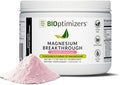 BIOptimizers Magnesium Breakthrough Drink - 8 Forms of Magnesium Electrolytes Sleep Health Stress Muscle Recovery Heart Support | Glycinate Citrate Malate- Raspberry Lemon