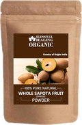 Blessfull Healing Organic Whole Sapota Fruit Powder 100% Pure Natural 300 Gram / 10.58 oz