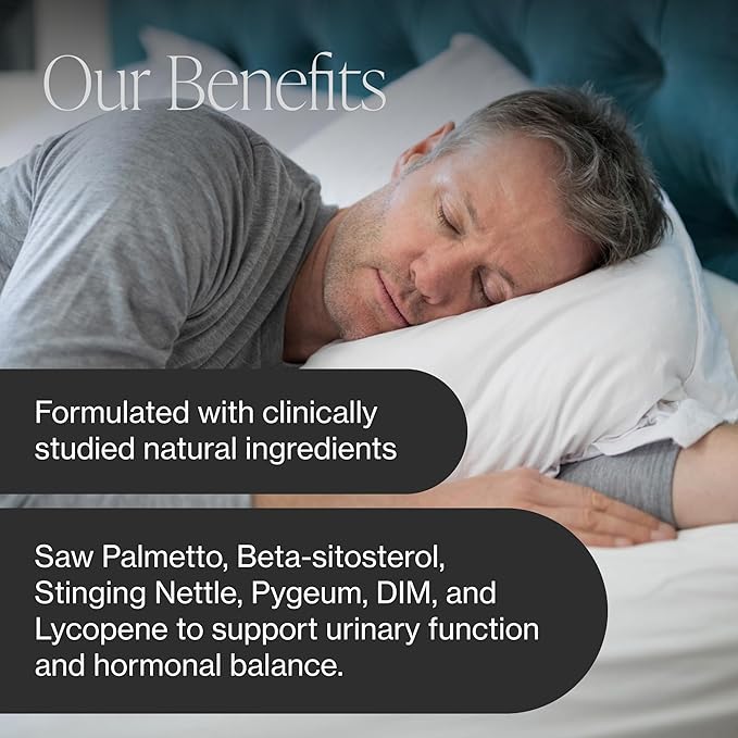 Pure Micronutrients Advanced Prostate Health Supplement - Saw Palmetto Beta-Sitosterol Stinging Nettle Root &amp Lycopene - Bladder Control &amp Urinary Support Supplements for Men