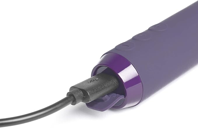 Je Joue Classic Bullet Vibrator with Fingersleeve Powerful Whisper Quiet USB Rechargeable Waterproof 100% Medical Silicone - Purple
