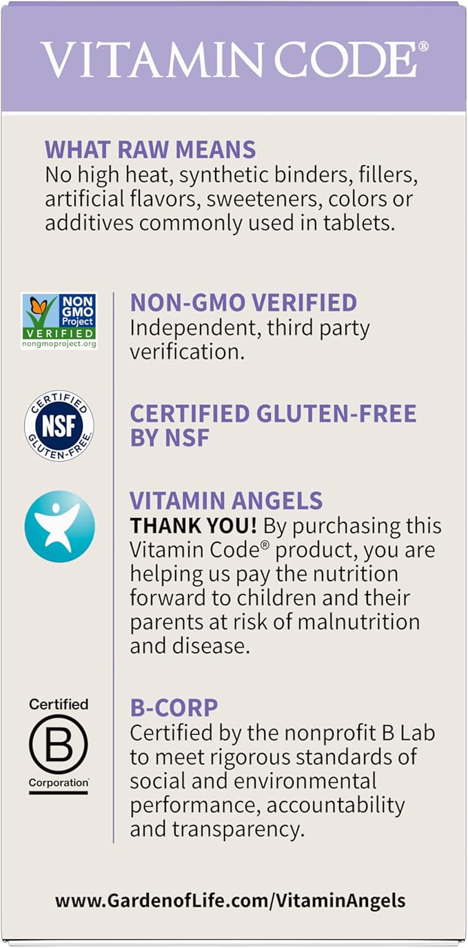 Garden Of Life Raw Vitamin Code Prenatal 90 Organic 90 Count