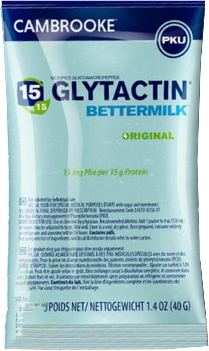 Oral Supplement Glytactin® BetterMilk Original Flavor Powder 1.4 oz. Individual Packet