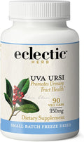 Eclectic Herb - Uva Ursi Capsules | Urinary Tract Support | Supplement for Urinary Tract &amp Bladder Health | US-Grown Non-GMO Gluten Free Vegan (90 CT | 350 mg)