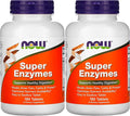 NOW Foods Super Enzymes 180 Tablets (180 Tabs X 2)
