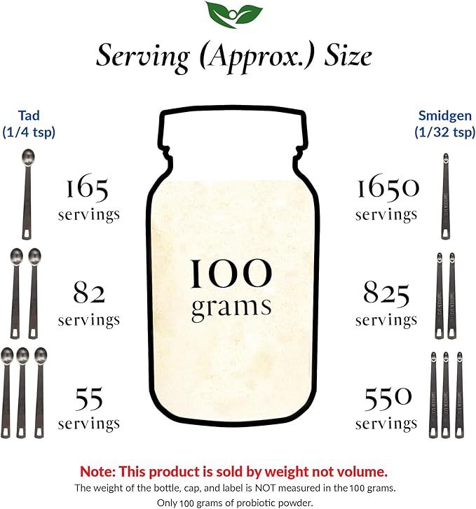 Foods For Gut Lactobacillus Johnsonii Probiotic Powder 100 Billion cfu's | No Additives | Direct from Manufacturer | No Third-Party Storage | Immune Support | L. Johnsonii | 100 Grams (3.52 Oz)
