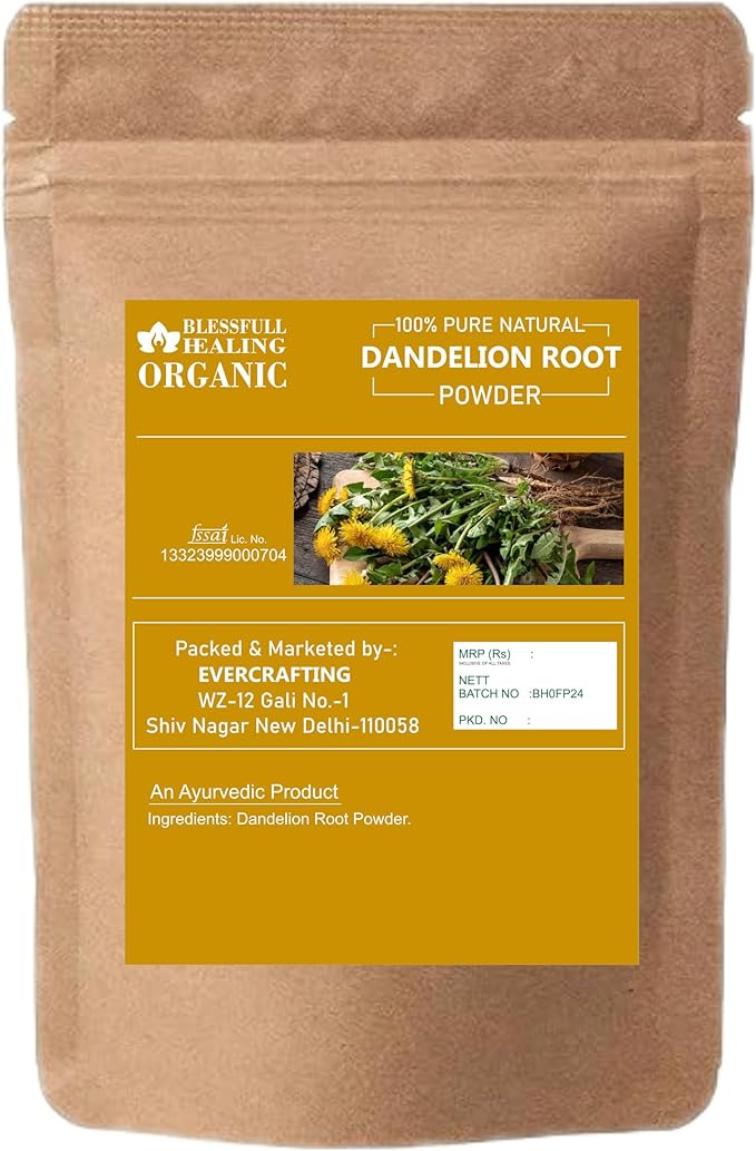 Organic Dandelion Root Powder 100% Pure Natural 300 Gram / 10.58 oz