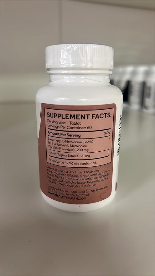 Mood - Emotional Balance &amp Serotonin Support Supplement - Same Saffron Extract - 60 Tablets (Mood)