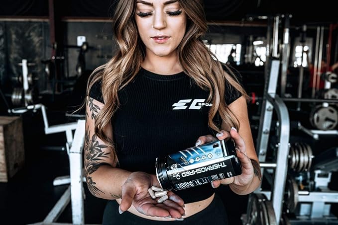 EC Sports ThermoShred Thermogenic Workout Supplement - Natural Weight Management w/Body Shaping Formula - Powerful Circulation &amp Focus - 90 Capsules