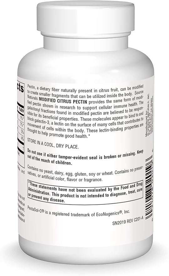Source Naturals PectImmune Modified Citrus Pectin For Cellular Immune Health* 750 mg - 90 Capsules
