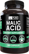 Pure Original Ingredients Malic Acid (365 Capsules) No Magnesium Or Rice Fillers Always Pure Lab Verified