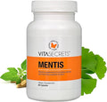 Vitasecrets Mentis Memory &amp Cognition Support Supplement - Concentration Clarity Cognitive Enhancement - Vitamins B6 B12 Ashwaganda Gingko Biloba| Gluten and GMO Free 90 Capsules