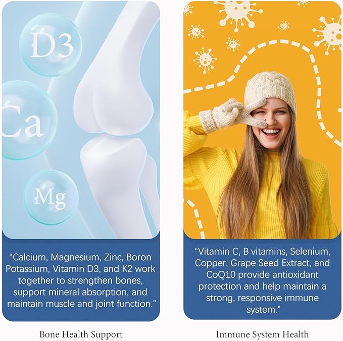 Calcium 1200 mg with Vitamin D3 Gummies Calcium Citrate Supplements for Women &amp Men with Magnesium Zinc Vitamin D3 &amp K2 Potassium Chews for Bone Strength &amp Muscle Support Sugar Free