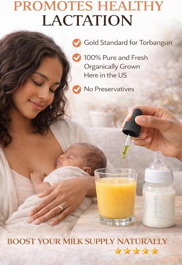 Boob Food Too- 100% Pure Organic Torbangun Extract for Breastfeeding Moms. Grown and Made in USA by us. Breastfeeding Supplement to Increase Breast Milk Supply No preservatives. No Other Herbs.