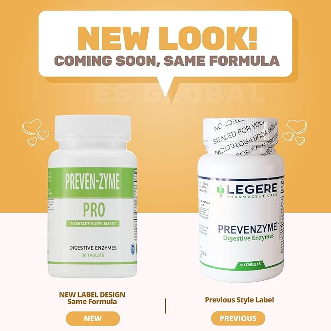 Prevenzyme Pro Digestive Enzymes 90 Tablets
