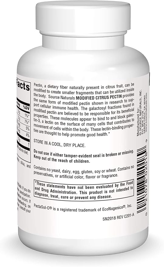 Source Naturals PectImmune Modified Citrus Pectin For Cellular Immune Health* 750mg - 60 Capsules