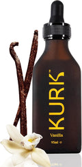 Kurk Essential Liquid Turmeric Curcumin Supplement Turmeric Drops Oil for Advanced Everyday Wellness Focus &amp Energy 185x More Absorbable Than Powders Plant-Based (Vanilla) (3.2 Fl Oz)