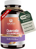 Smart Nutra Labs Quercetin with Bromelain- 180 Count 1200mg Serving- Supports Immune Health &amp Energy- Vegan Friendly Non-GMO Gluten Free Capsules