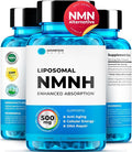 Liposomal NMNH 500 MG - NMN Supplement Alternative - NAD Supplements for Women &amp Men | Healthy Anti Aging - Cell Support for Energy Focus &amp Skin - Advanced NAD+ Resveratrol 3-Party Tested | 1