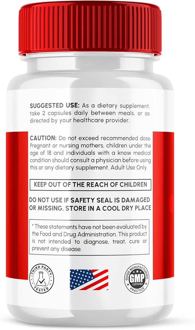(2 Pack) GlucoZone Capsules Official GlucoZone Blood Support Pills with All Natural Ingredients Advanced Formula Blood Optimizer Supplement with Max Strength Vitamins for Women &amp Men (120 Capsul