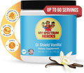 My Spectrum Heroes GI Shield Supplement – Supports Gut Barrier Health &amp Integrity Brain-Gut Connection with High-Dose L-Glutamine DGL Licorice Root Aloe Vera Extract &amp Zinc Vanilla 30 Ser