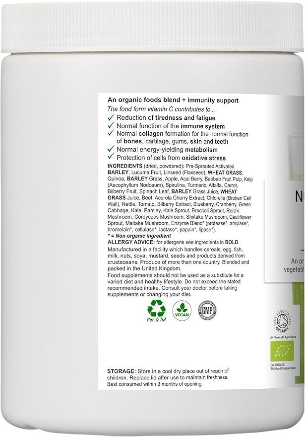 Green Complete Organic Powder Blend of Greens