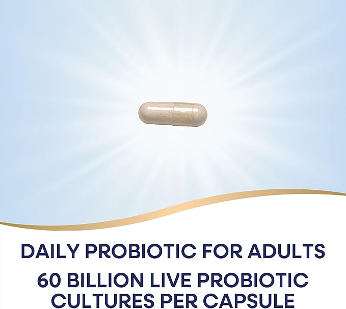 Natures Way Fortify Optima Daily Probiotic 60 Billion 15 Strains Prebiotic 30 Capsules