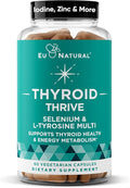 Thrive Energy Support - Naturally Fight Fatigue Balance Hormones Promote Focused Energy - Zinc Selenium Iodine - 60 Vegetarian Soft Capsules