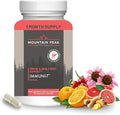 Mountain Peak Nutritionals Immuni-T Advanced Immune Support Supplement - 4-in-1 Formula with Vitamin C A Zinc &amp Mushroom Blend - Daily Wellness &amp Seasonal Defense (60 Vegetarian Capsules)