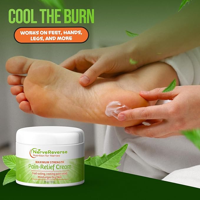 NerveReverse Neuropathy Nutritional Supplement and NerveReverse Topical Pain Cream Bundle