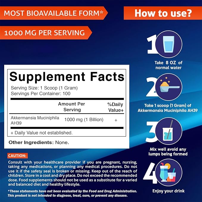 Vitamatic Akkermansia Muciniphila Gut Health - 100 Gram Powder