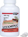 LANDAU 100mg Chewable Vitamin C Candy for Kids &amp Adults – Easy-to-Take Vitamin C Supplement with Acerola – Kosher &amp Made in The USA – Great Tasting Berry Flavor 250 Tablets