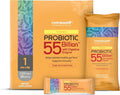 NANOWELL 12 Strains Probiotic 55 Billion CFU with Digestive Enzymes Powder - Immune Support Gut Health Probiotics Prebiotics &amp Postbiotics - 60 Sticks 60 Day Supply