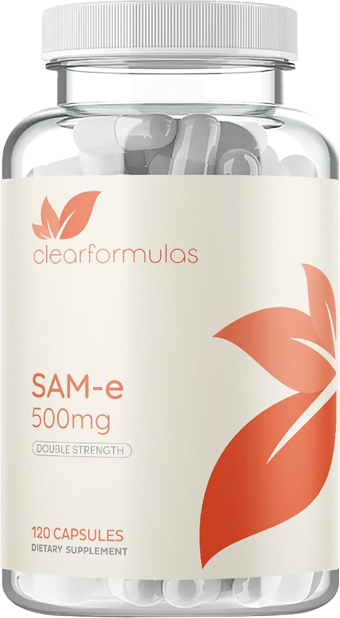 Bioactive SAM-e 500mg - High Strength SAM-e Supplement with Biologically Active SS Form for Liver and Mood Support - Vegan Non-GMO Preservative Free - Made in the US (120 Servings)
