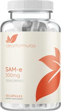 Bioactive SAM-e 500mg - High Strength SAM-e Supplement with Biologically Active SS Form for Liver and Mood Support - Vegan Non-GMO Preservative Free - Made in the US (120 Servings)