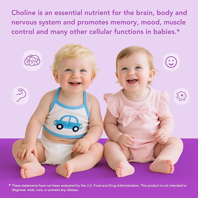 Premom Prenatal Choline Bitartrate Supplement: 550mg for Cognitive Development Meet Daily Needs– Nutritional Support for Pregnancy &amp Metabolism Baby Brain Development – 60 Capsules 30 Days Suppl