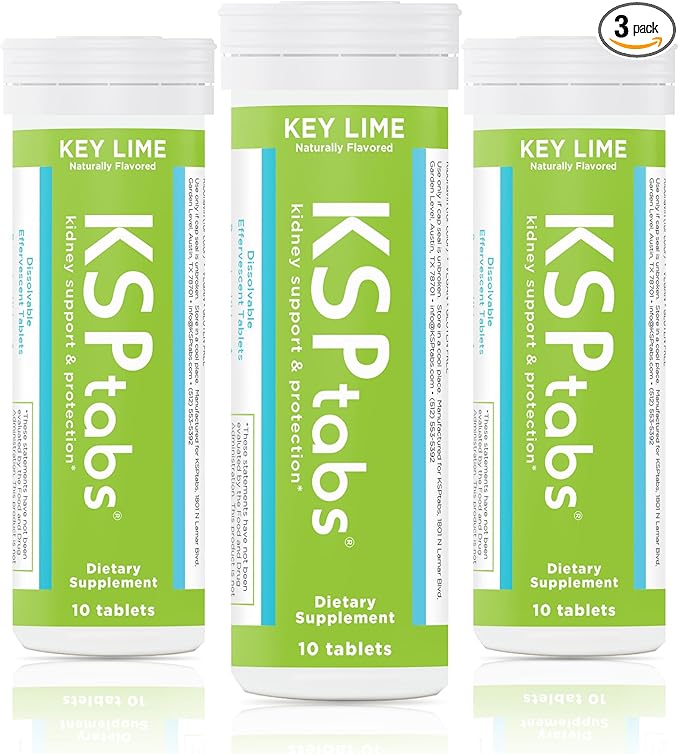 Key Lime All Natural Hydration Health Supplement 3 Pack
