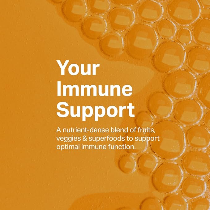 Proper The Oranges Nutrient-Dense Superfood Powder for Immune Support &amp Gut Health - Elderberry Vitamin C Zinc &amp Echinacea Supplement Complex Enhanced with Probiotic Digestive Blend