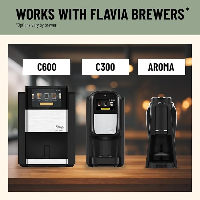 Flavia Alterra Donut Shop Coffee Freshpacks works only with Flavia Brewers Medium Roast (Case of 100)